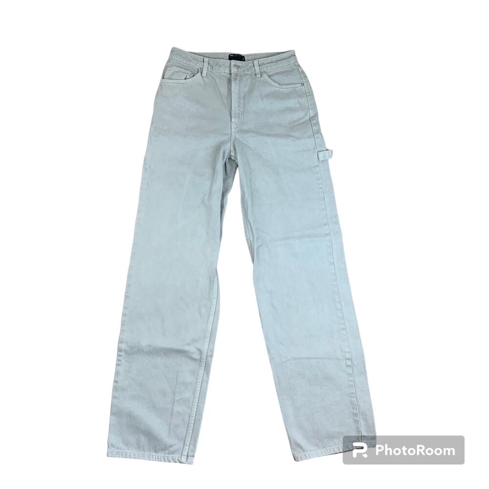 ASOS Designs Light Grey Carpenter Jeans Sz 28/36 TALL